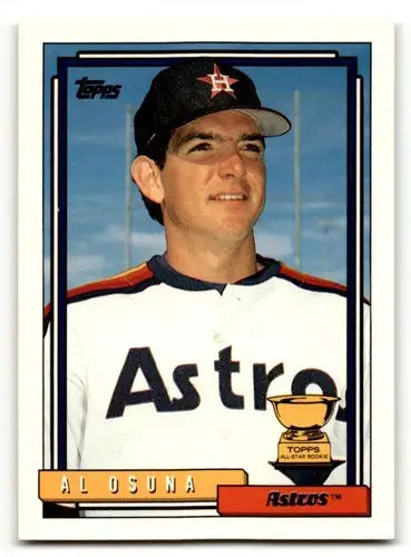 1992 Topps #614 Al Osuna Houston Astros Baseball Cards EX/NM ID:54720 - Baseball Card Single
