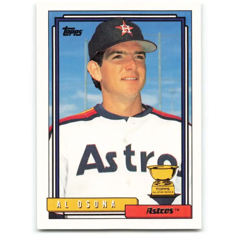 1992 Topps #614 Al Osuna NM-MT Houston Astros Baseball Card - Baseball Card Single
