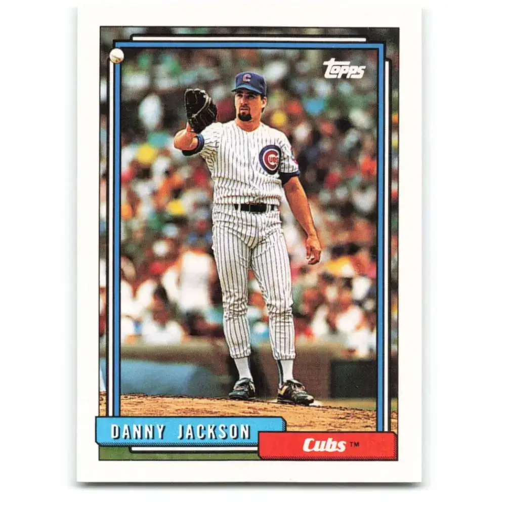 1992 Topps #619 Danny Jackson NM-MT Chicago Cubs Baseball Card - Baseball Card Single