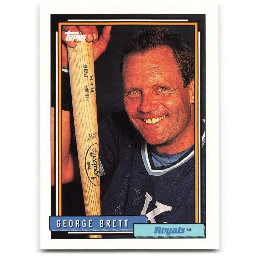 1992 Topps #620 George Brett NM-MT Kansas City Royals Baseball Card - Baseball Card Single