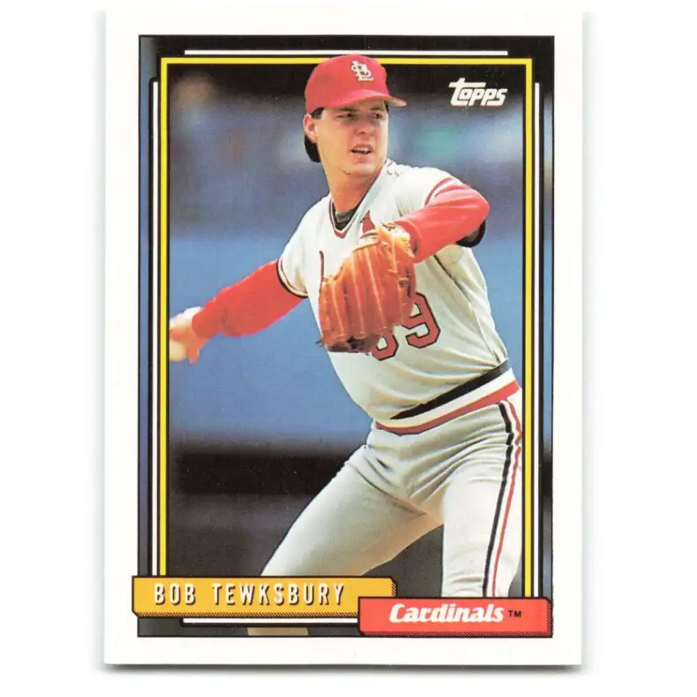1992 Topps #623 Bob Tewksbury NM-MT St. Louis Cardinals Baseball Card - Baseball Card Single