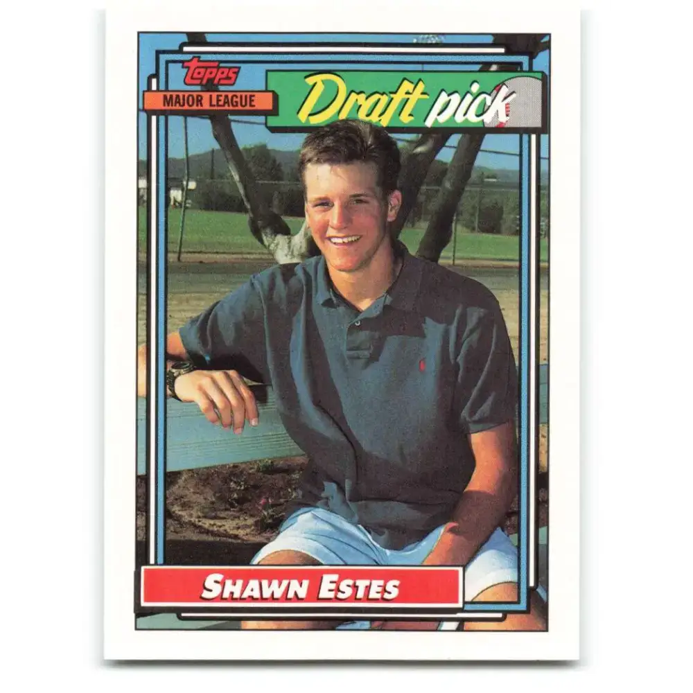 1992 Topps #624 Shawn Estes NM-MT RC Rookie Seattle Mariners Baseball Card - Baseball Card Single