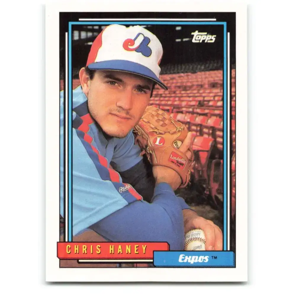 1992 Topps #626 Chris Haney NM-MT Montreal Expos Baseball Card - Baseball Card Single
