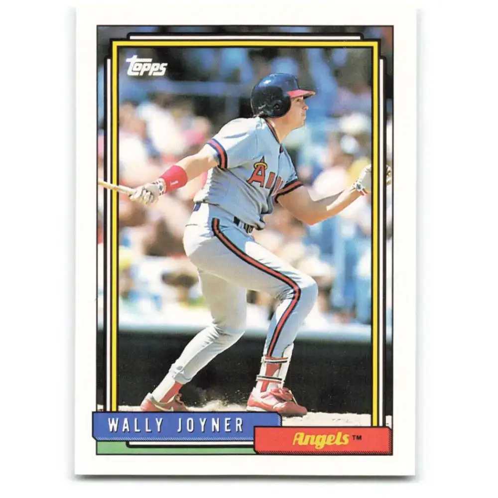 1992 Topps #629 Wally Joyner NM-MT California Angels Baseball Card - Baseball Card Single