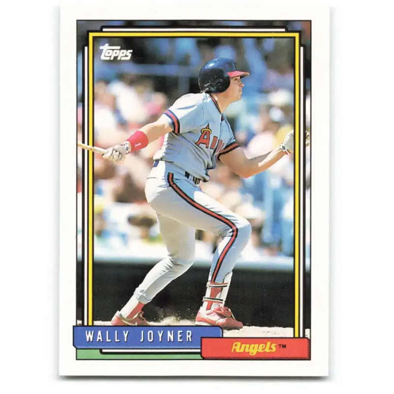 1992 Topps #629 Wally Joyner NM-MT California Angels Baseball Card - Baseball Card Single
