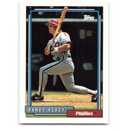 1992 Topps #63 Randy Ready EX Excellent Philadelphia Phillies Baseball Card - Baseball Card