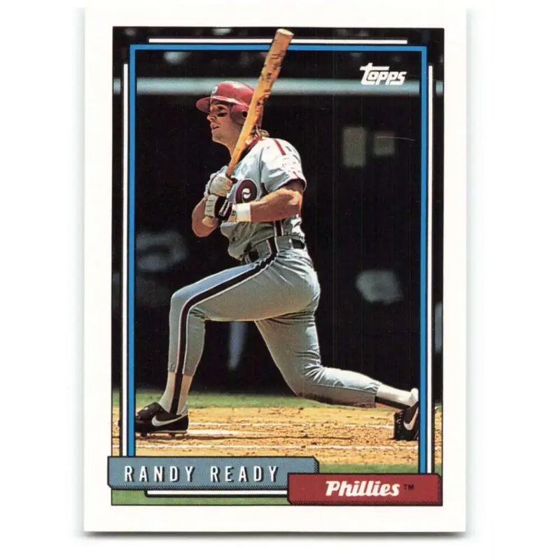 1992 Topps #63 Randy Ready NM-MT Philadelphia Phillies Baseball Card - Baseball Card Single