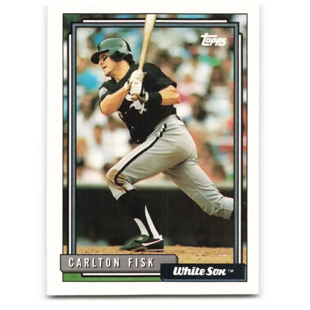 1992 Topps #630 Carlton Fisk NM-MT Chicago White Sox Baseball Card - Baseball Card Single