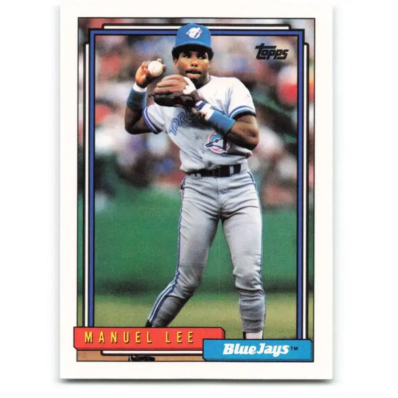 1992 Topps #634 Manuel Lee NM-MT Toronto Blue Jays Baseball Card - Baseball Card Single