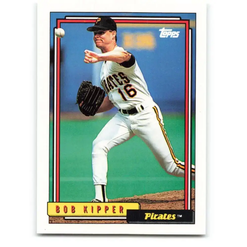 1992 Topps #64 Bob Kipper NM-MT Pittsburgh Pirates Baseball Card - Baseball Card Single