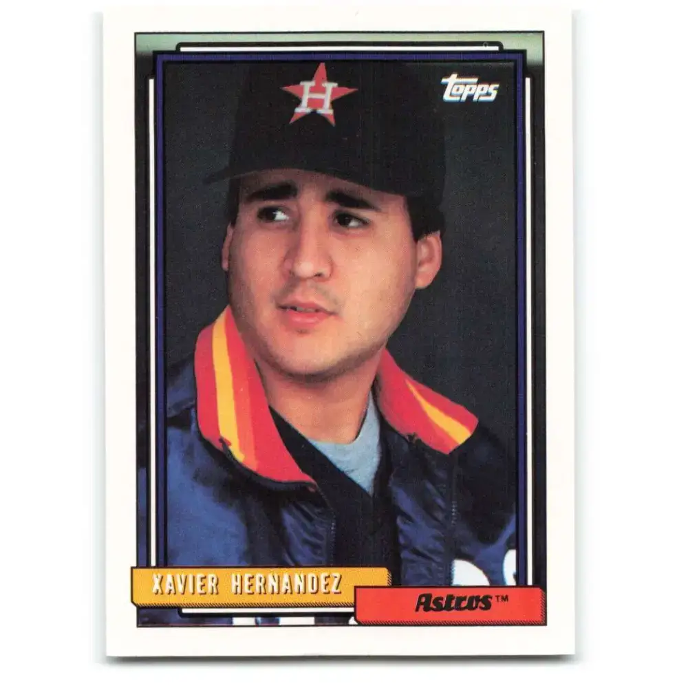1992 Topps #640 Xavier Hernandez NM-MT Houston Astros Baseball Card