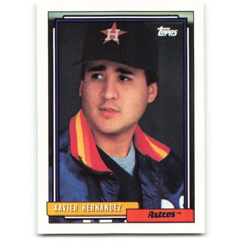 1992 Topps #640 Xavier Hernandez NM-MT Houston Astros Baseball Card