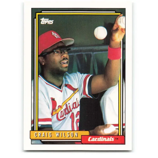 1992 Topps #646 Craig Wilson EX Excellent St. Louis Cardinals Baseball Card - Baseball Card