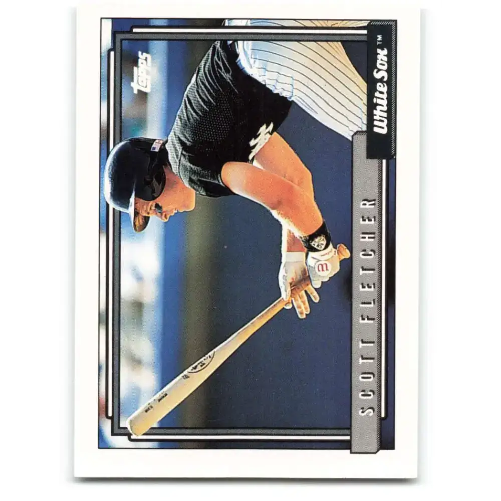 1992 Topps #648 Scott Fletcher NM-MT Chicago White Sox Baseball Card - Baseball Card Single
