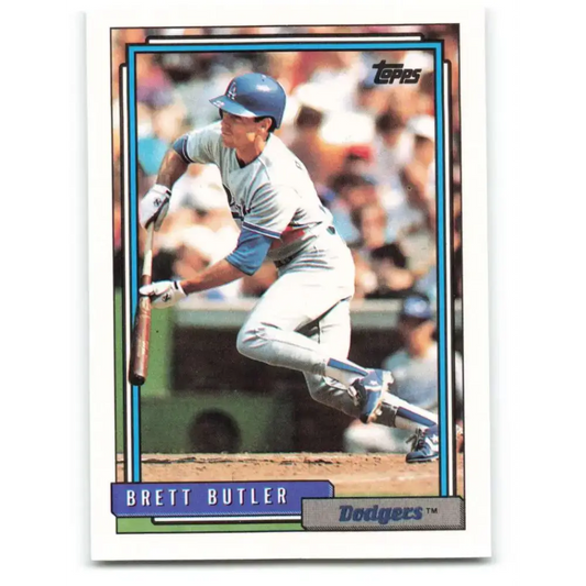 1992 Topps #655 Brett Butler NM-MT Los Angeles Dodgers Baseball Card
