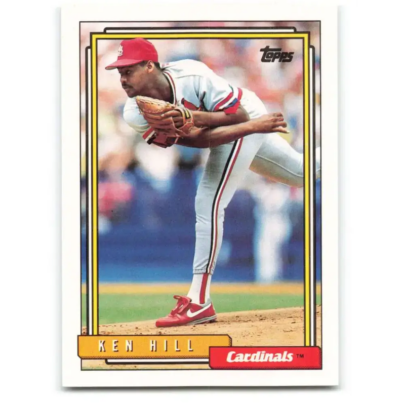 1992 Topps #664 Ken Hill NM-MT St. Louis Cardinals Baseball Card - Baseball Card Single