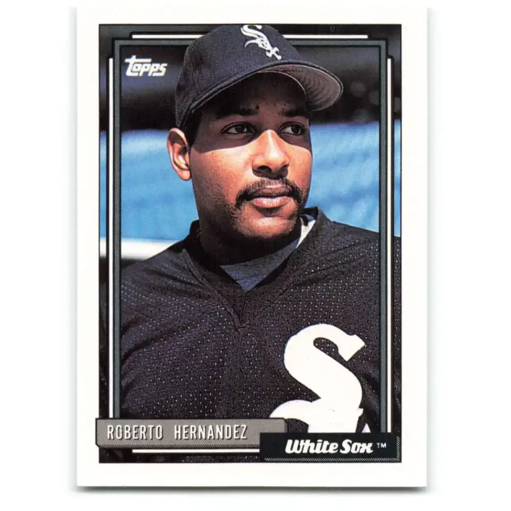 1992 Topps #667 Roberto Hernandez NM-MT Chicago White Sox Baseball Card - Baseball Card Single