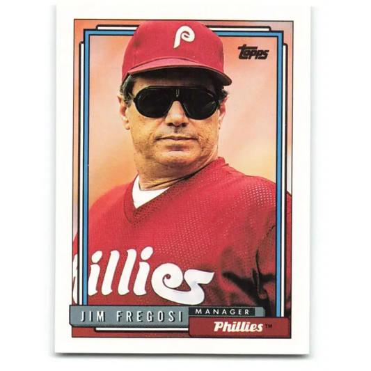 1992 Topps #669 Jim Fregosi NM-MT Philadelphia Phillies Baseball Card