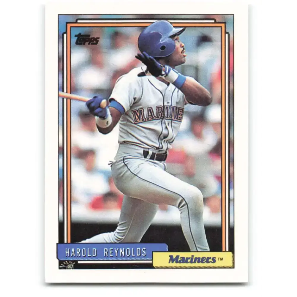 1992 Topps #670 Harold Reynolds NM-MT Seattle Mariners Baseball Card - Baseball Card Single