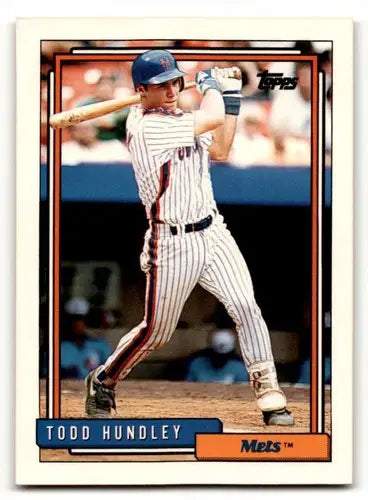 1992 Topps #673 Todd Hundley New York Mets Baseball Cards EX/NM ID:55834 - Baseball Card Single