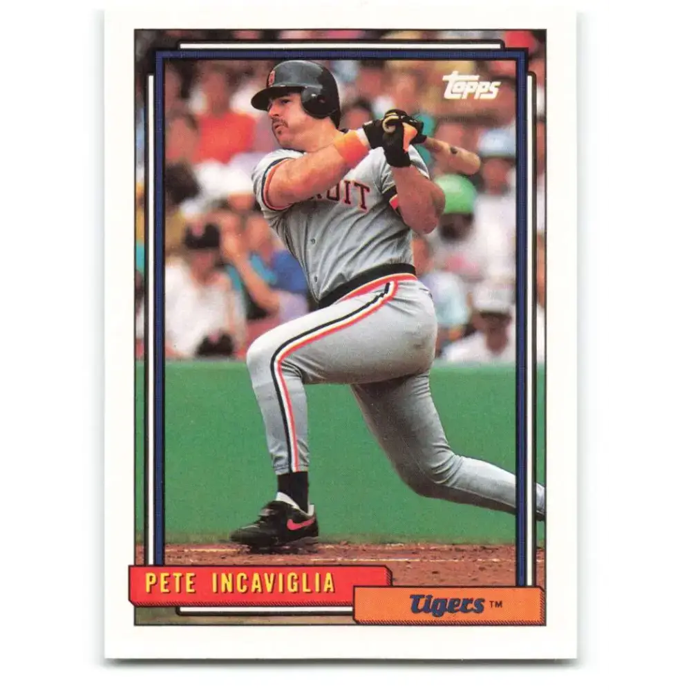 1992 Topps #679 Pete Incaviglia NM-MT Detroit Tigers Baseball Card - Baseball Card Single