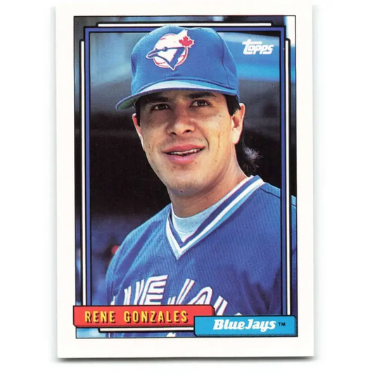 1992 Topps #681 Rene Gonzales NM-MT Toronto Blue Jays Baseball Card