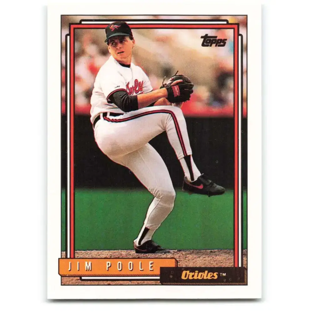 1992 Topps #683 Jim Poole NM-MT Baltimore Orioles Baseball Card - Baseball Card Single