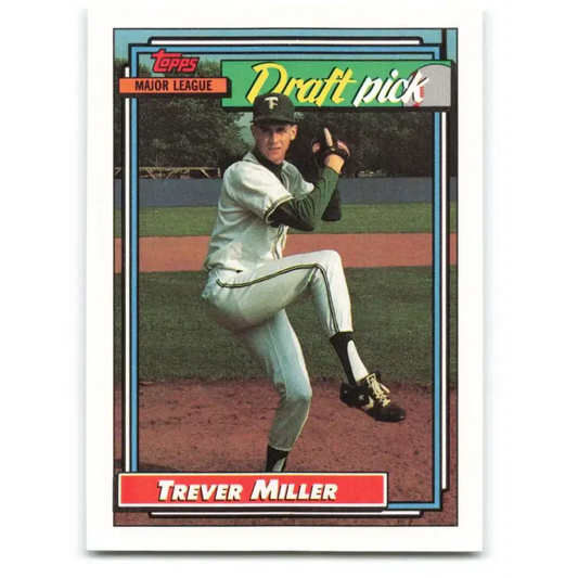 1992 Topps #684 Trever Miller NM-MT RC Rookie Detroit Tigers Baseball Card