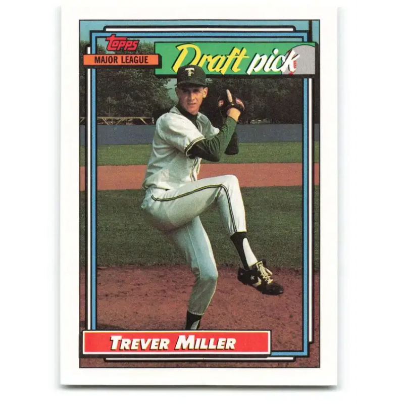 1992 Topps #684 Trever Miller NM-MT RC Rookie Detroit Tigers Baseball Card - Baseball Card Single