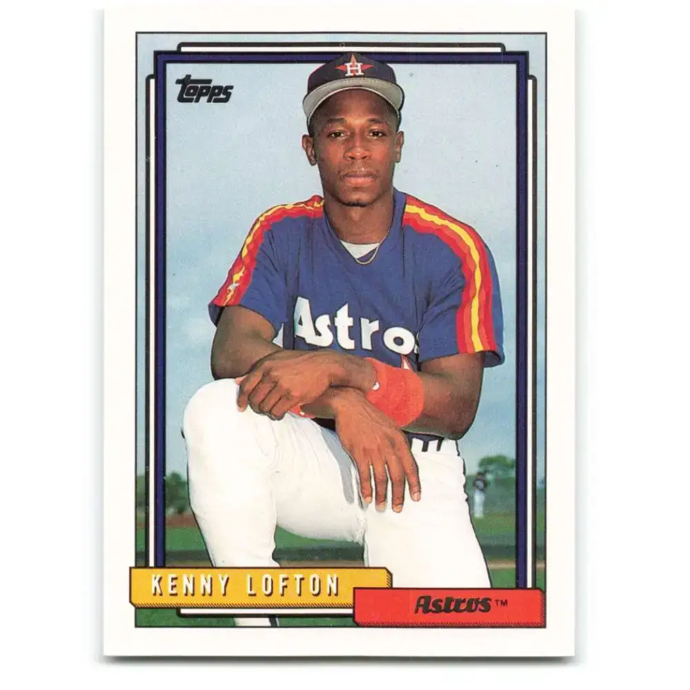 1992 Topps #69 Kenny Lofton NM-MT Houston Astros Baseball Card - Baseball Card Single