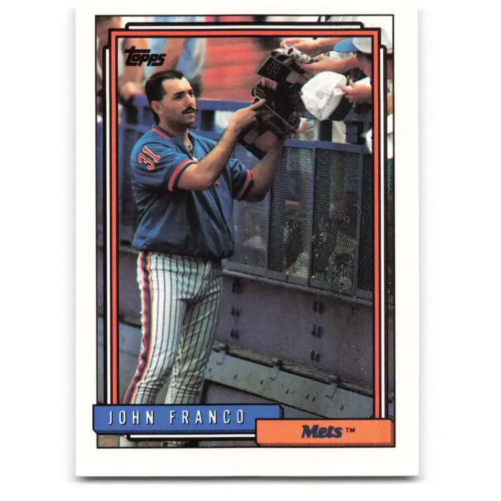 1992 Topps #690 John Franco NM-MT New York Mets Baseball Card