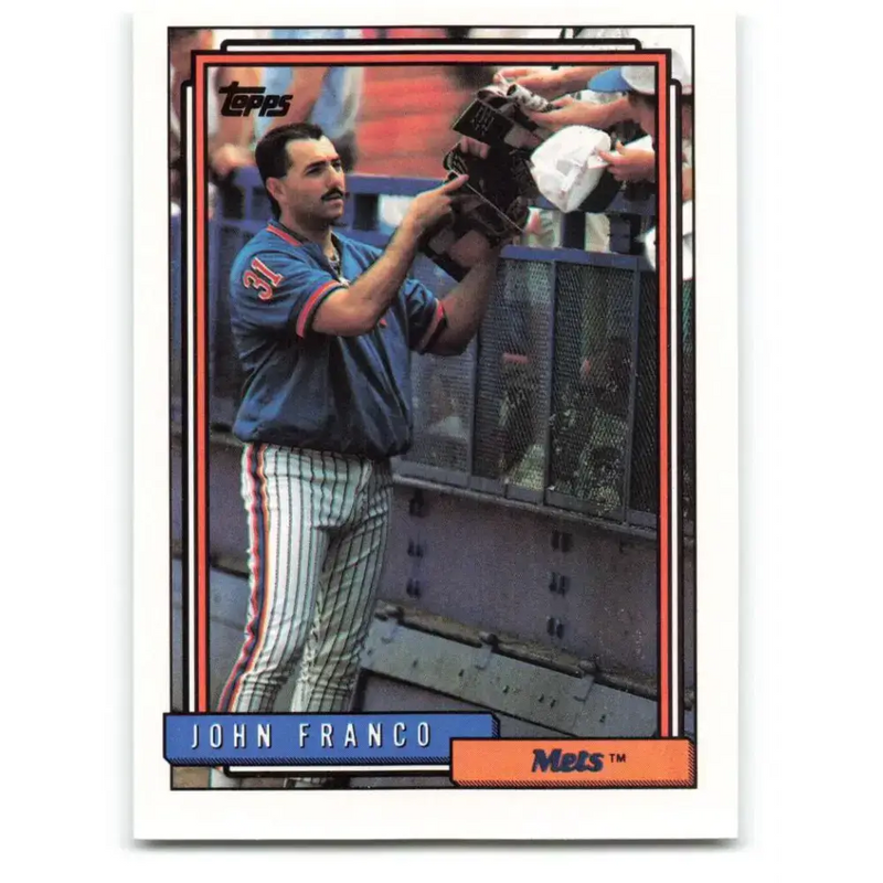 1992 Topps #690 John Franco NM-MT New York Mets Baseball Card