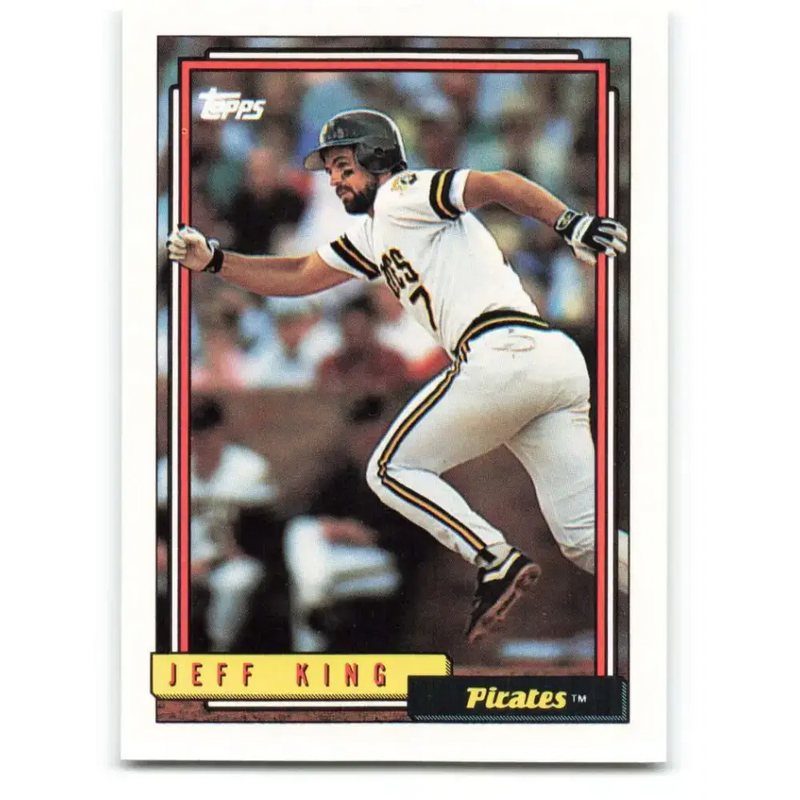 1992 Topps #693 Jeff King EX Excellent Pittsburgh Pirates Baseball Card - Baseball Card Single