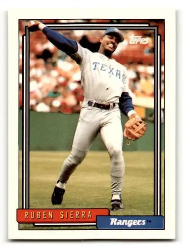 1992 Topps #700 Ruben Sierra Texas Rangers Baseball Cards EX/NM ID:55872 - Baseball Card Single