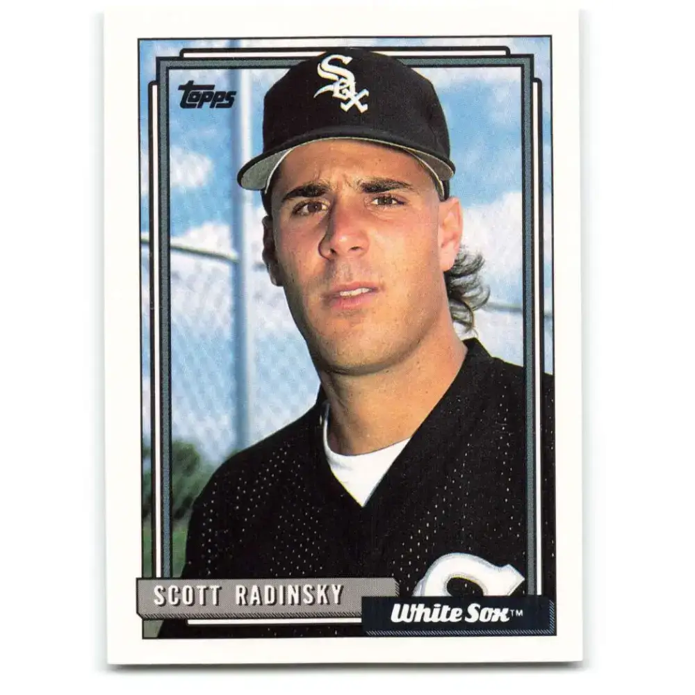 1992 Topps #701 Scott Radinsky EX Excellent Chicago White Sox Baseball Card - Baseball Card