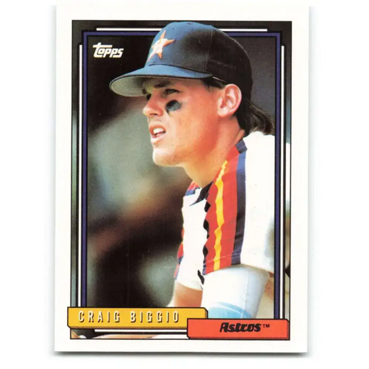 1992 Topps #715 Craig Biggio NM-MT Houston Astros Baseball Card