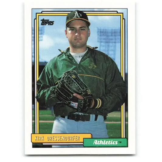 1992 Topps #716 Kirk Dressendorfer NM-MT Oakland Athletics Baseball Card