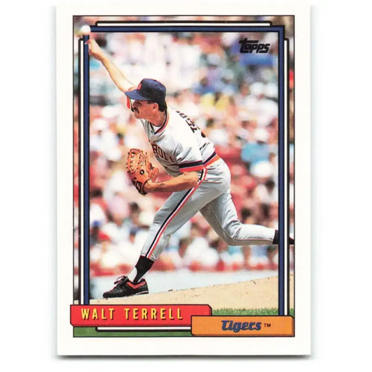 1992 Topps #722 Walt Terrell NM-MT Detroit Tigers Baseball Card