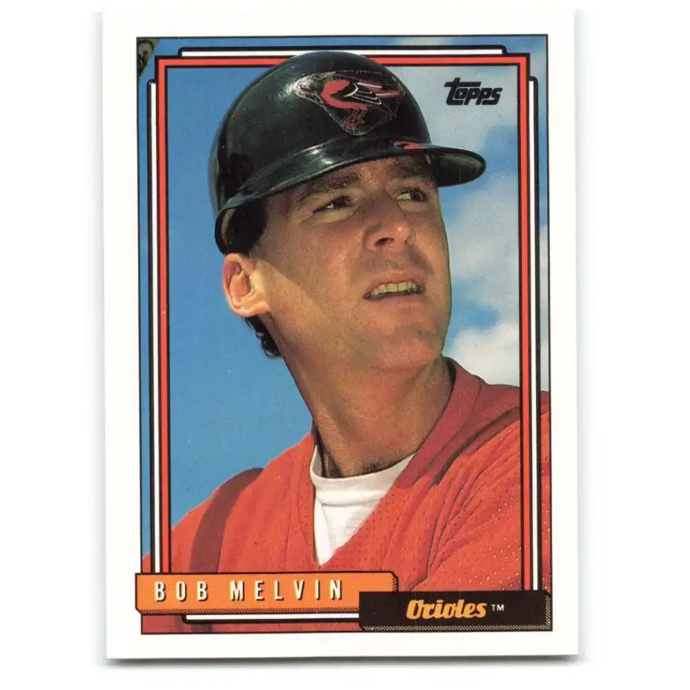 1992 Topps #733 Bob Melvin NM-MT Baltimore Orioles Baseball Card - Baseball Card Single