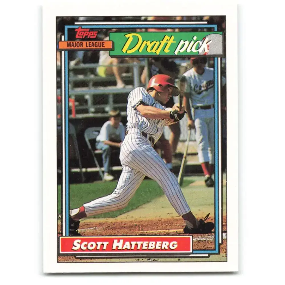 1992 Topps #734 Scott Hatteberg NM-MT RC Rookie Boston Red Sox Baseball Card - Baseball Card Single