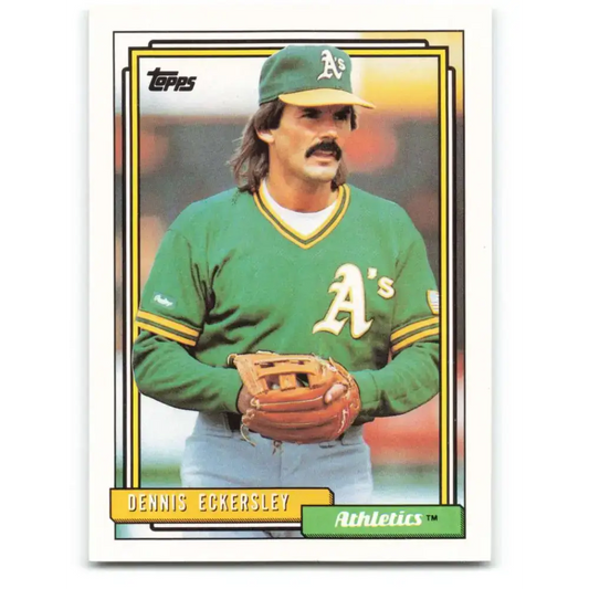 1992 Topps #738 Dennis Eckersley NM-MT Oakland Athletics Baseball Card