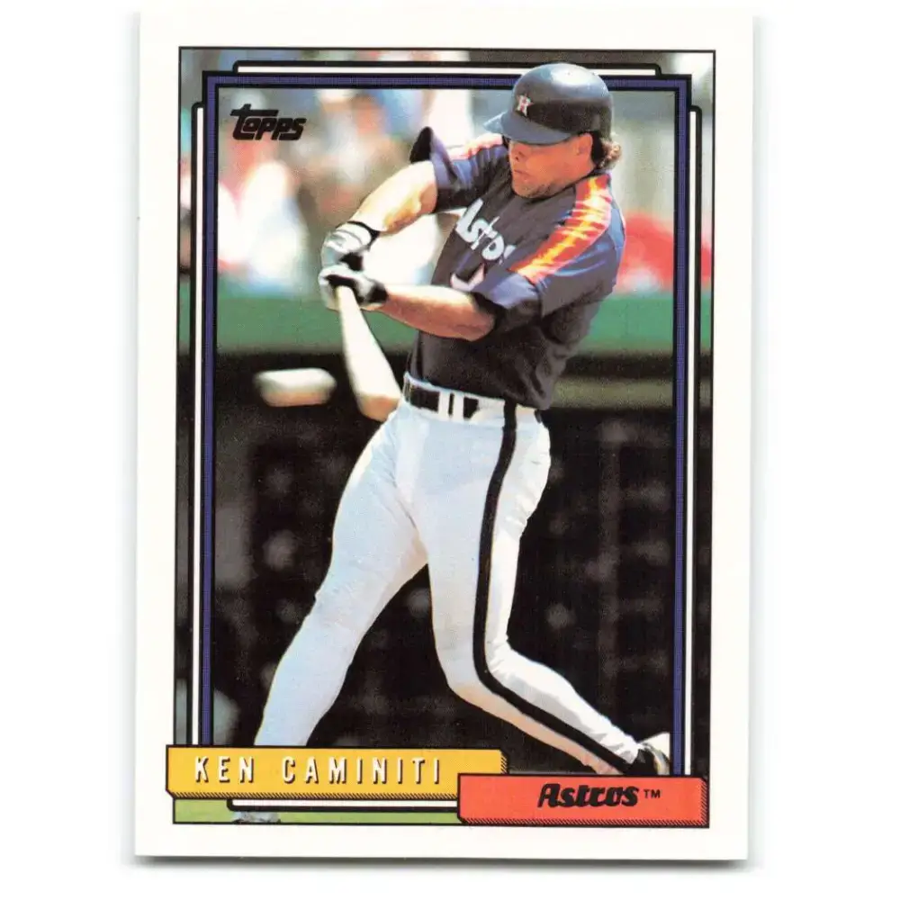 1992 Topps #740 Ken Caminiti NM-MT Houston Astros Baseball Card - Baseball Card Single