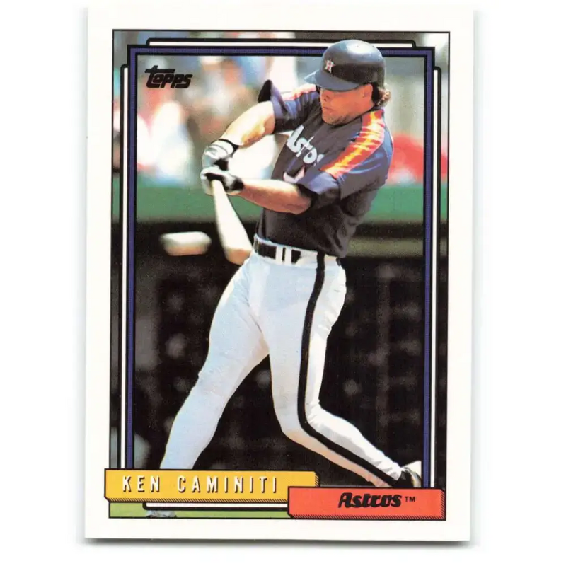 1992 Topps #740 Ken Caminiti NM-MT Houston Astros Baseball Card - Baseball Card Single