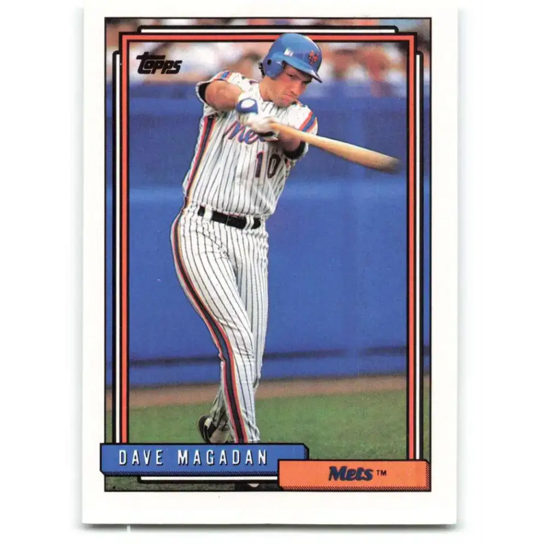 1992 Topps #745 Dave Magadan NM-MT New York Mets Baseball Card - Baseball Card Single