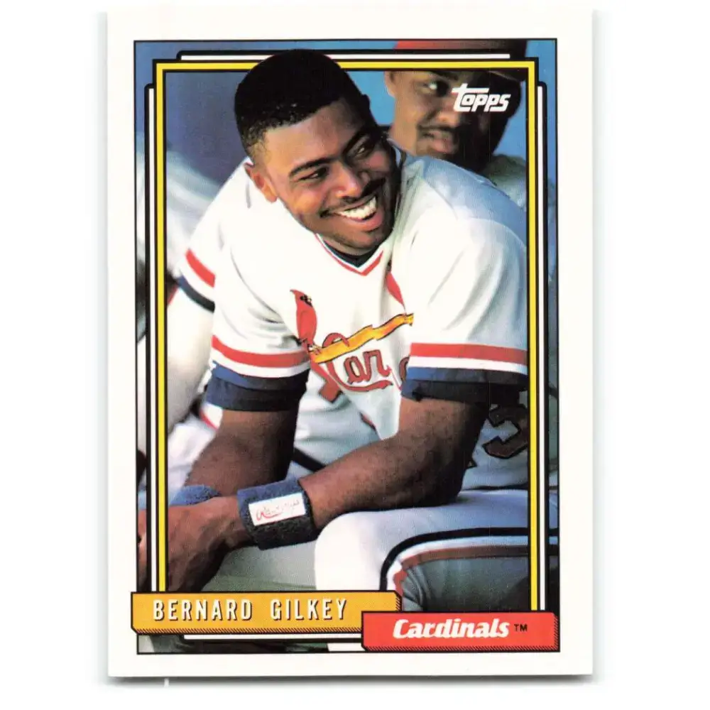 1992 Topps #746 Bernard Gilkey NM-MT St. Louis Cardinals Baseball Card - Baseball Card Single