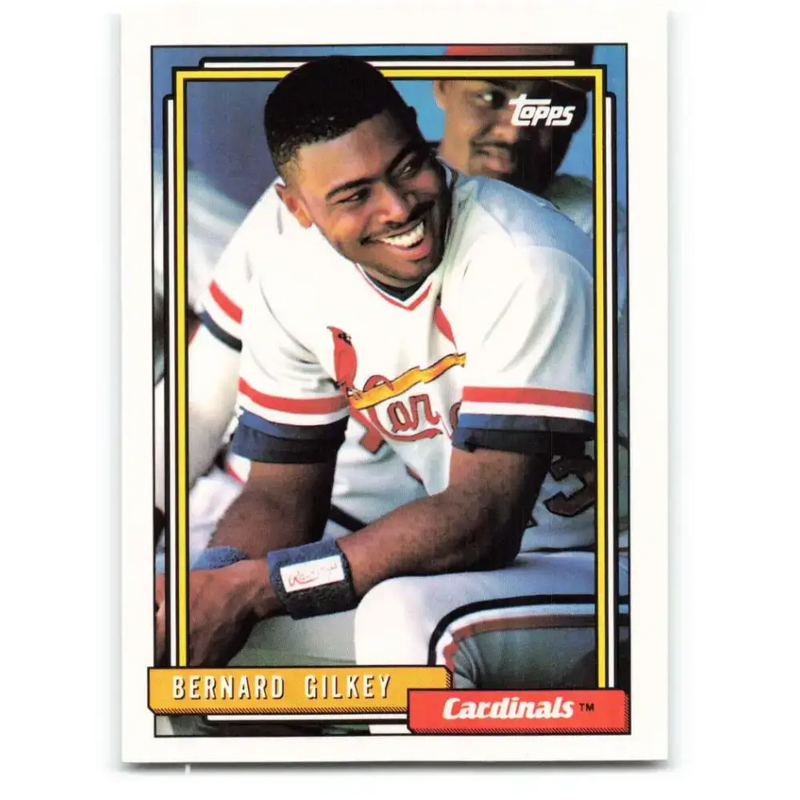 1992 Topps #746 Bernard Gilkey NM-MT St. Louis Cardinals Baseball Card - Baseball Card Single