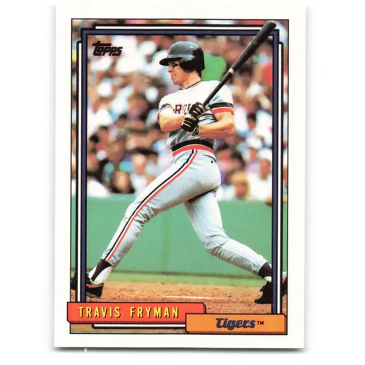 1992 Topps #750 Travis Fryman NM-MT Detroit Tigers Baseball Card