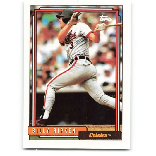 1992 Topps #752 Billy Ripken NM-MT Baltimore Orioles Baseball Card - Baseball Card Single