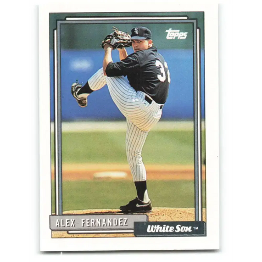 1992 Topps #755 Alex Fernandez EX Excellent Chicago White Sox Baseball Card - Baseball Card