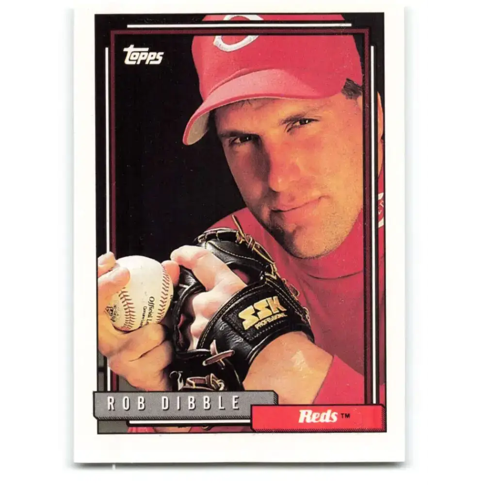 1992 Topps #757 Rob Dibble NM-MT Cincinnati Reds Baseball Card - Baseball Card Single